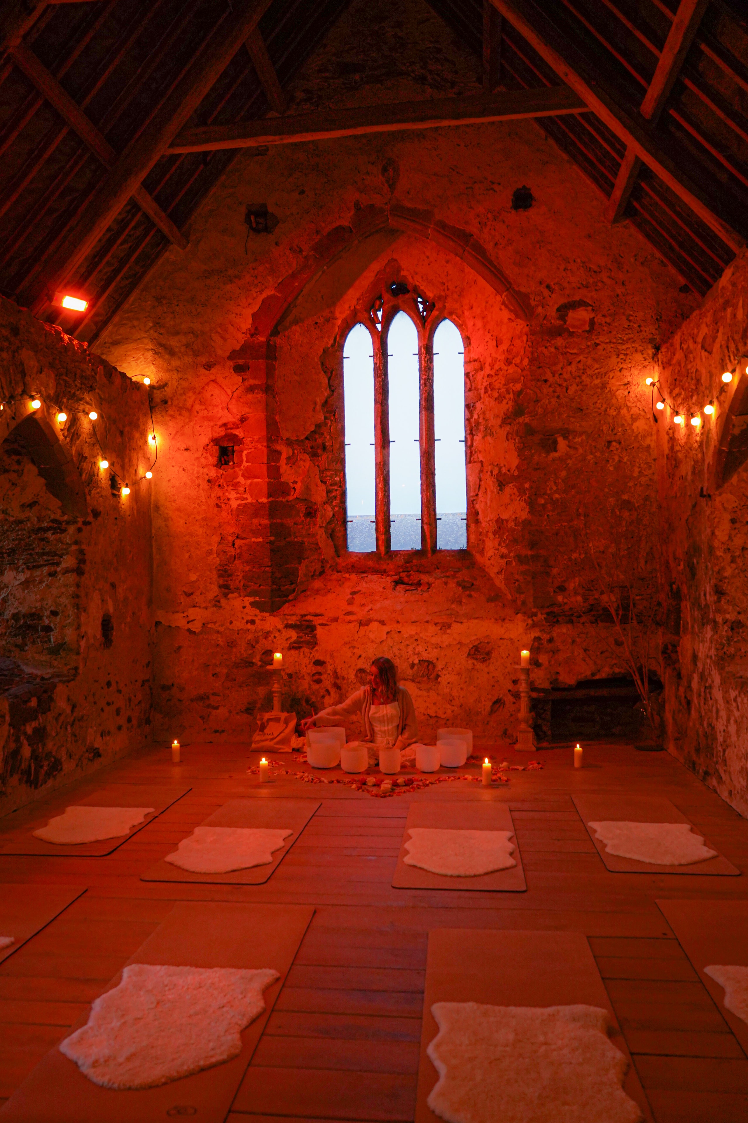 Wellness retreat meditation outdoor nature